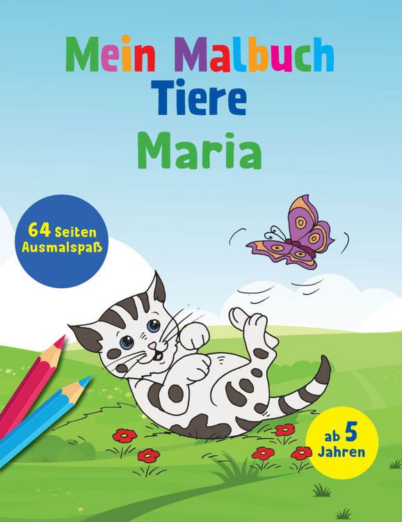 Produktbild: Mein Malbuch Tiere - Maria