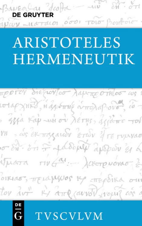 Produktbild: Hermeneutik / Peri hermeneias