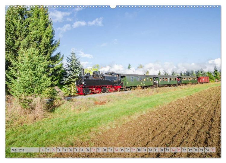 Produktbild: Volldampf durch den Harz (Wandkalender 2026 DIN A2 quer), CALVENDO Monatskalender