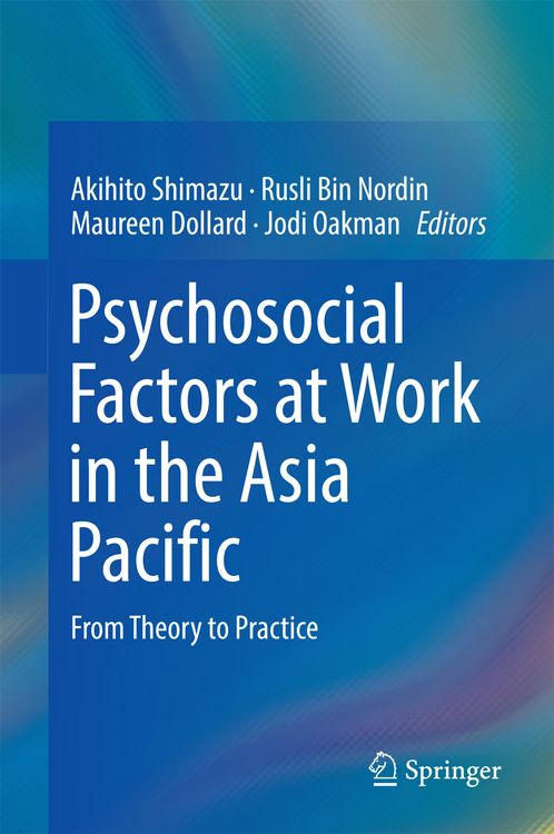 Produktbild: Psychosocial Factors at Work in the Asia Pacific