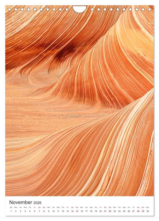 Produktbild: Paria Canyon The Wave (Wall Calendar 2026 DIN A4 portrait), CALVENDO 12 Month Wall Calendar
