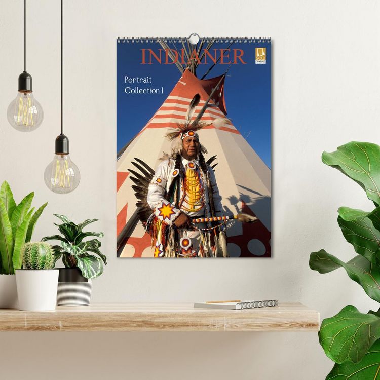 Produktbild: Indianer, Portrait Collection 1 (Wandkalender 2026 DIN A3 hoch), CALVENDO Monatskalender