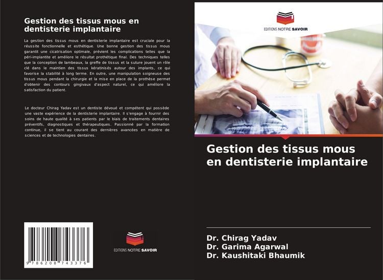 Produktbild: Gestion des tissus mous en dentisterie implantaire