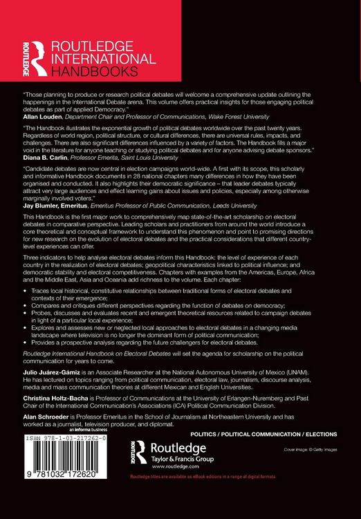Produktbild: Routledge International Handbook on Electoral Debates