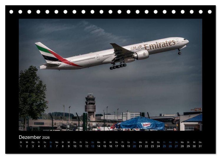 Produktbild: Faszination Luftfahrt (Tischkalender 2026 DIN A5 quer), CALVENDO Monatskalender