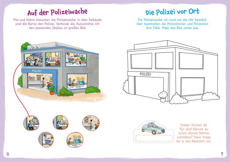 Produktbild: WAS IST WAS Meine Welt Mach mit! Polizei
