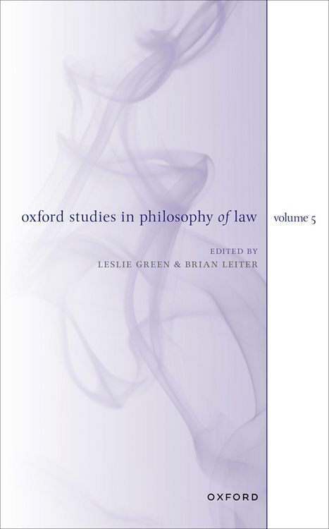 Produktbild: Oxford Studies in Philosophy of Law Volume 5