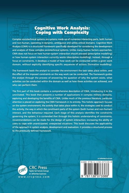 Produktbild: Cognitive Work Analysis