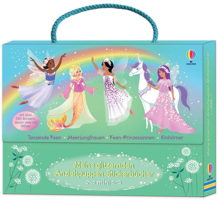 Produktbild: Meine glitzernden Anziehpuppen-Stickerb&uuml;cher mini