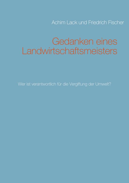 Produktbild: Gedanken eines Landwirtschaftsmeisters