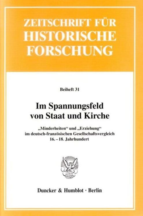 Bild vom Artikel Im Spannungsfeld von Staat und Kirche. vom Autor Heinz Schilling
