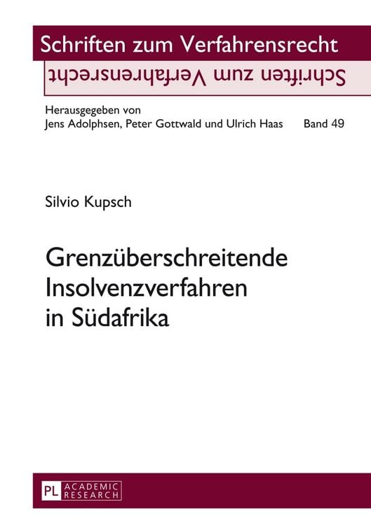 Produktbild: Grenz&uuml;berschreitende Insolvenzverfahren in S&uuml;dafrika