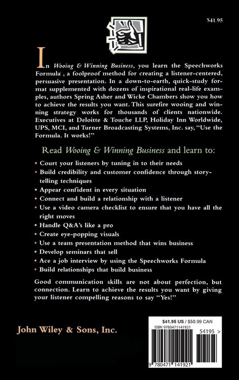 Produktbild: Wooing and Winning Business