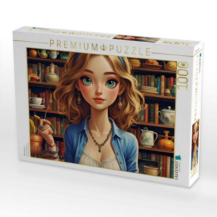 Produktbild: CALVENDO Puzzle Bibliothekarin | 1000 Teile Lege-Gr&ouml;&szlig;e 64x48cm Foto-Puzzle f&uuml;r gl&uuml;ckliche Stunden