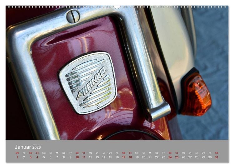 Produktbild: Heinkel Tourist 103-A2 Ein Freund f&uuml;rs Leben (hochwertiger Premium Wandkalender 2026 DIN A2 quer), Kunstdruck in Hochglanz