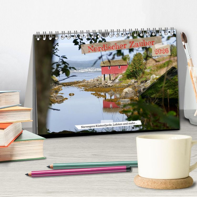 Produktbild: Nordischer Zauber (Tischkalender 2026 DIN A5 quer), CALVENDO Monatskalender