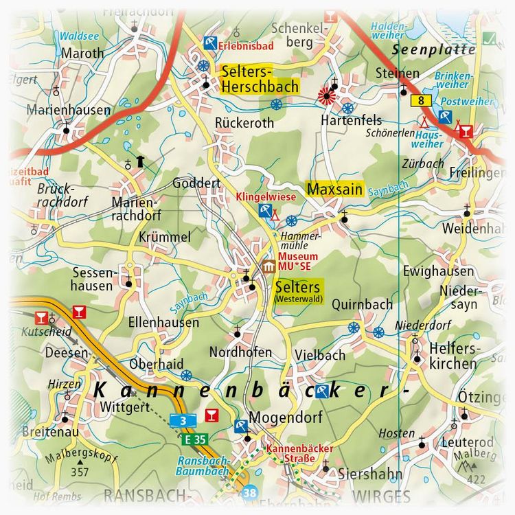 Produktbild: Westerwald 1:130 000