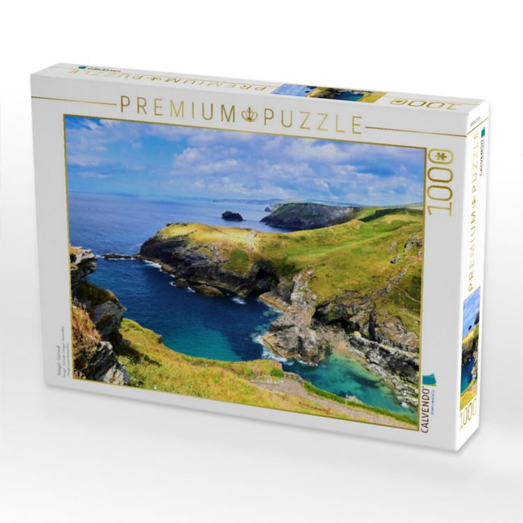 Produktbild: CALVENDO Puzzle Tintagel - Cornwall | 1000 Teile Lege-Gr&ouml;&szlig;e 64x48cm Foto-Puzzle f&uuml;r gl&uuml;ckliche Stunden