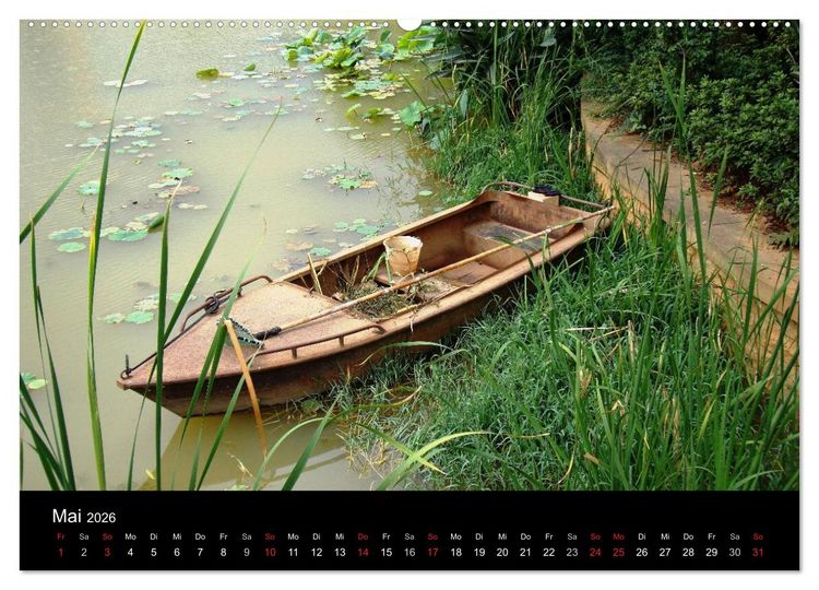 Produktbild: Impressionen aus China (hochwertiger Premium Wandkalender 2026 DIN A2 quer), Kunstdruck in Hochglanz