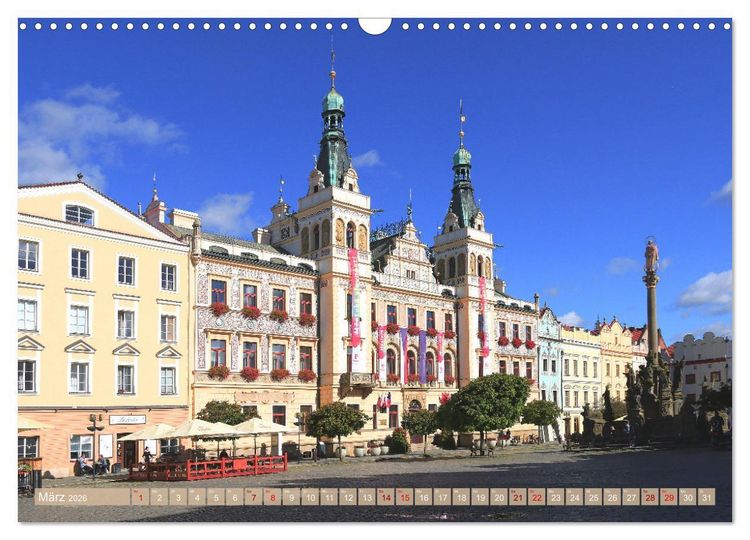 Produktbild: Pardubice in Tschechien - Ein Stadtspaziergang (Wandkalender 2026 DIN A3 quer), CALVENDO Monatskalender