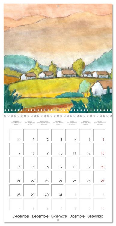 Produktbild: Autumn paintings (Wall Calendar 2026 12 &times; 12 Inch) CALVENDO 12 Month Wall Calendar