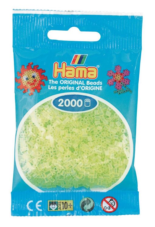 Produktbild: Mini-Perl. 2000St. Neon-gelb