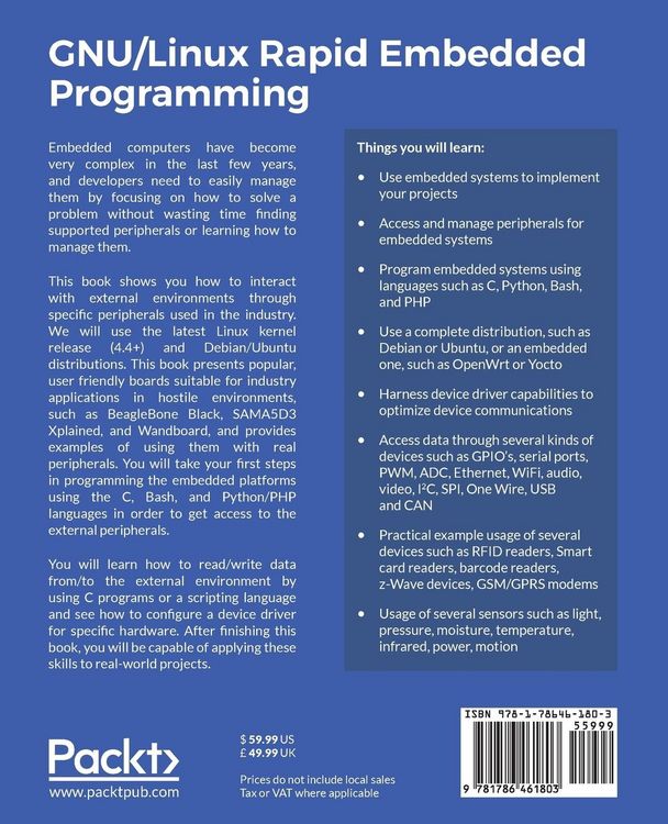 Produktbild: GNU/Linux Rapid Embedded Programming