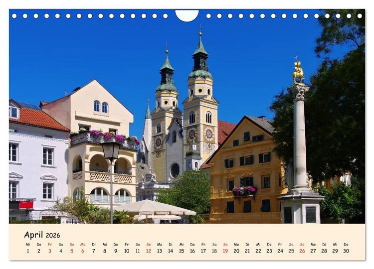 Produktbild: S&uuml;dtirol - Zwischen Ortler und Dolomiten (Wandkalender 2026 DIN A4 quer), CALVENDO Monatskalender