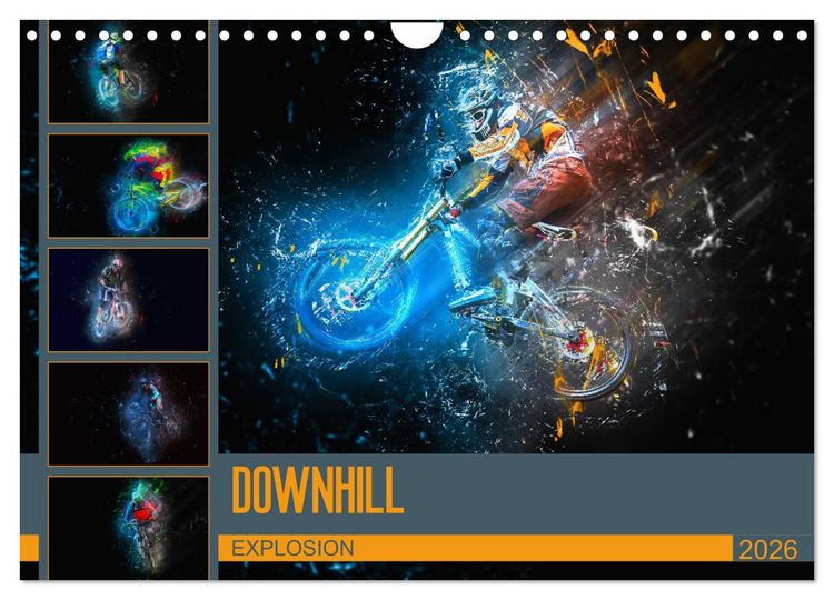 Produktbild: Downhill Explosion (Wandkalender 2026 DIN A4 quer), CALVENDO Monatskalender