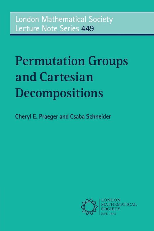 Produktbild: Permutation Groups and Cartesian Decompositions