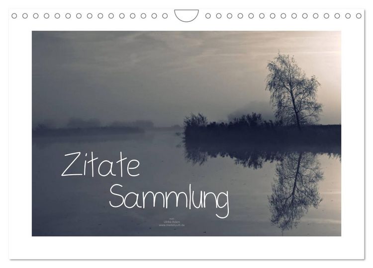 Produktbild: Zitate - Sammlung (Wandkalender 2026 DIN A4 quer), CALVENDO Monatskalender