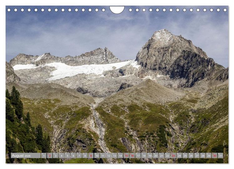 Produktbild: Die Zillertaler Alpen (Wandkalender 2026 DIN A4 quer), CALVENDO Monatskalender