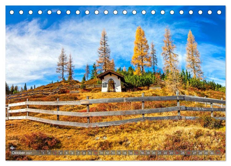 Produktbild: Idylle in Forstau (Tischkalender 2027 DIN A5 quer), CALVENDO Monatskalender