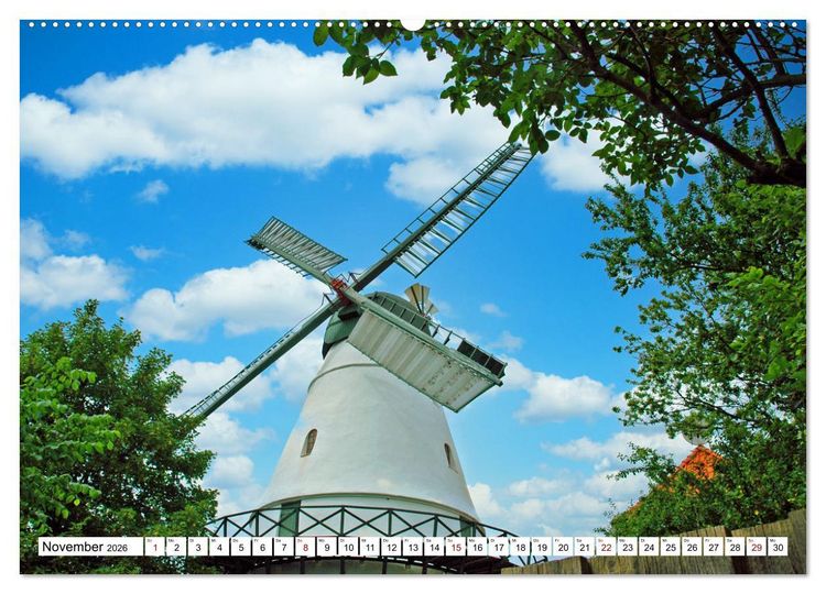 Produktbild: Sehenswertes im S&uuml;den D&auml;nemarks (hochwertiger Premium Wandkalender 2026 DIN A2 quer), Kunstdruck in Hochglanz