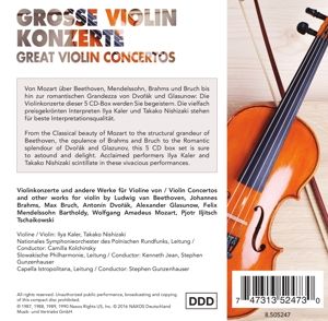 Produktbild: Grosse Violinkonzerte