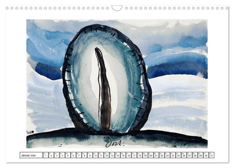 Produktbild: Arthur Dove - Abstrakte Impressionen (Wandkalender 2026 DIN A3 quer), CALVENDO Monatskalender