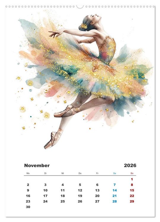 Produktbild: Tanz aus der Stille (Wandkalender 2026 DIN A2 hoch), CALVENDO Monatskalender