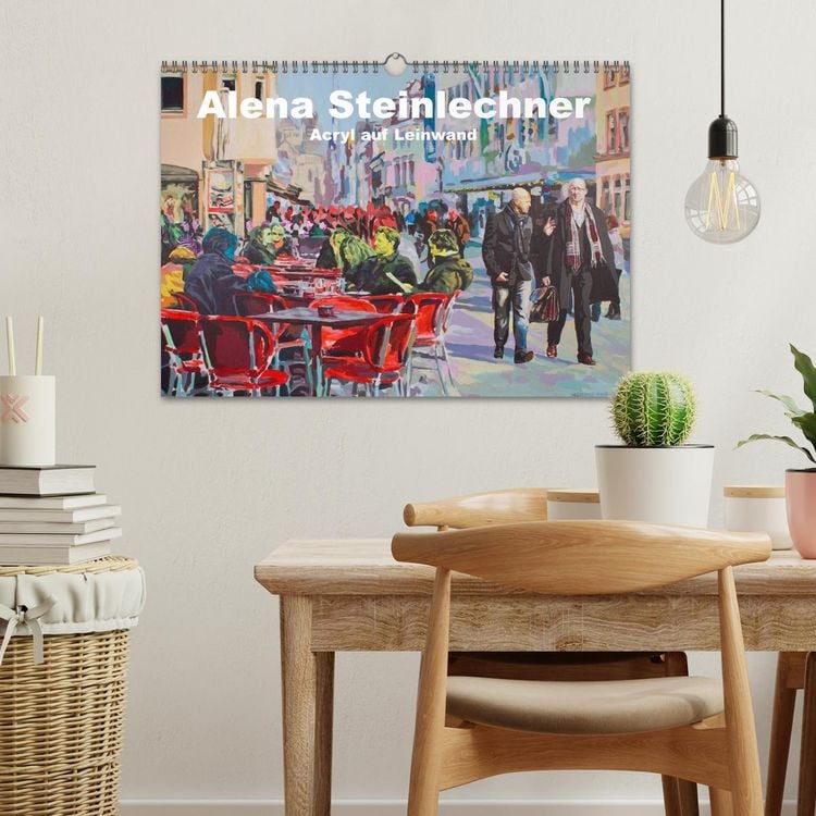 Produktbild: Alena Steinlechner, Acryl auf Leinwand (Wandkalender 2026 DIN A3 quer), CALVENDO Monatskalender
