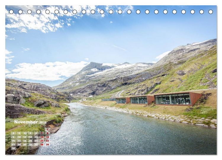 Produktbild: Aufregendes Norwegen (Tischkalender 2026 DIN A5 quer), CALVENDO Monatskalender