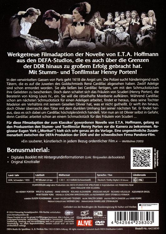 Produktbild: Das Fr&auml;ulein von Scuderi (E. T. A. Hoffmann) (Neuauflage)