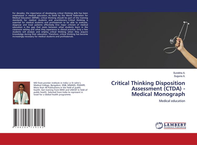 Produktbild: Critical Thinking Disposition Assessment (CTDA) - Medical Monograph