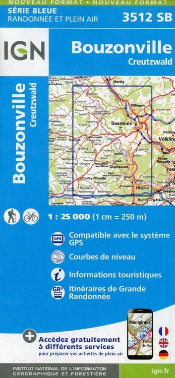 Produktbild: Bouzonville 1:25 000