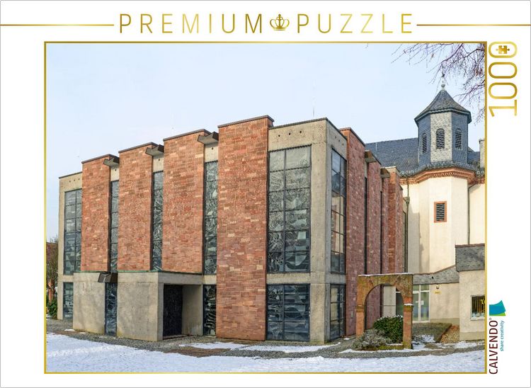 Produktbild: CALVENDO Puzzle Anbau der Kirche St. Dionysius in Kelkheim (Taunus), die auf mehr als 1000 Jahre Geschichte blickt | 1000 Teile Lege-Gr&ouml;&szlig;e 64x48cm Foto-Puzzle f&uuml;r gl&uuml;ckliche Stunden