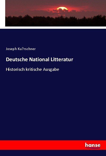 Produktbild: Deutsche National Litteratur