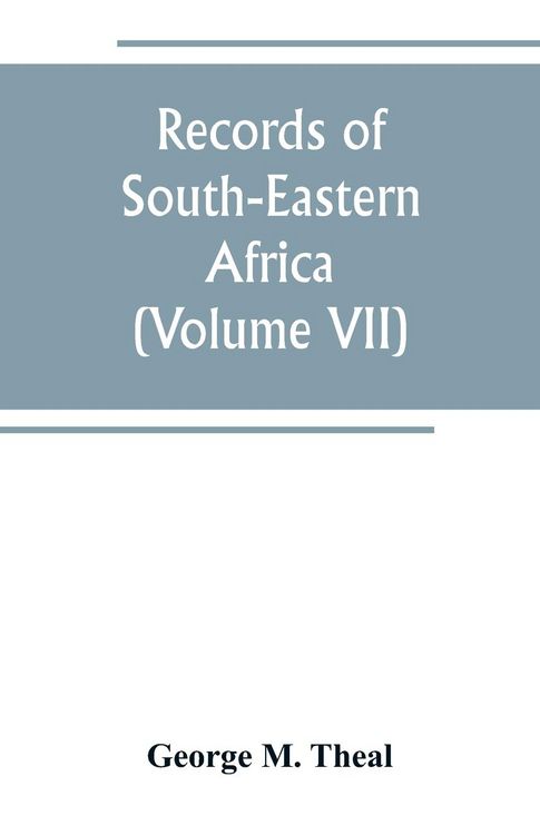 Produktbild: Records of South-Eastern Africa