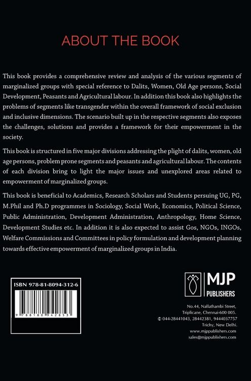 Produktbild: Empowerment of Marginalized Challenges and Solutions