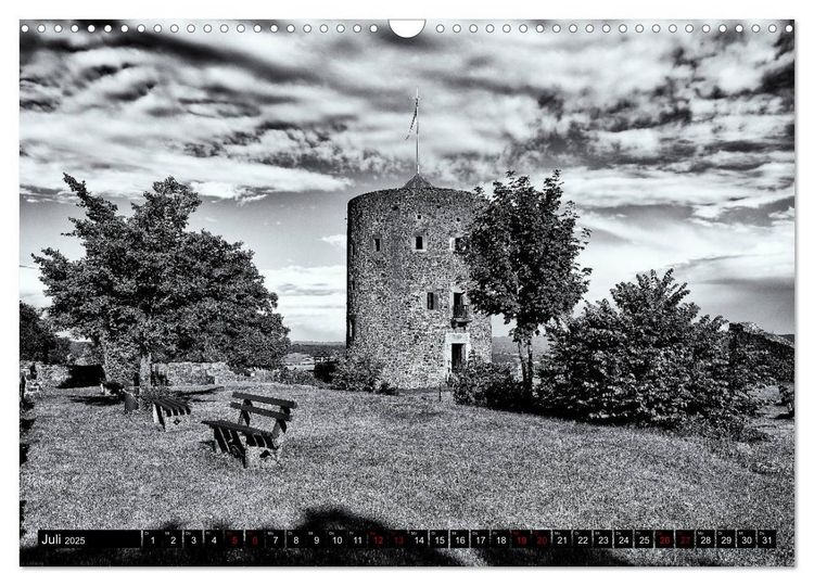 Ein Blick auf Homberg an der Efze (Wandkalender 2025 DIN A3 quer), CALVENDO Monatskalender