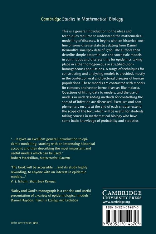 Produktbild: Epidemic Modelling