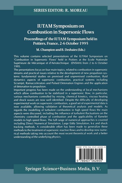 Produktbild: IUTAM Symposium on Combustion in Supersonic Flows