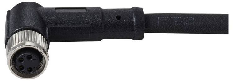 Produktbild: TRU COMPONENTS TC-13751828 Anschlussleitung M8 x 1 Buchse, gewinkelt 5 m Polzahl Sensoren: 4 1 St.
